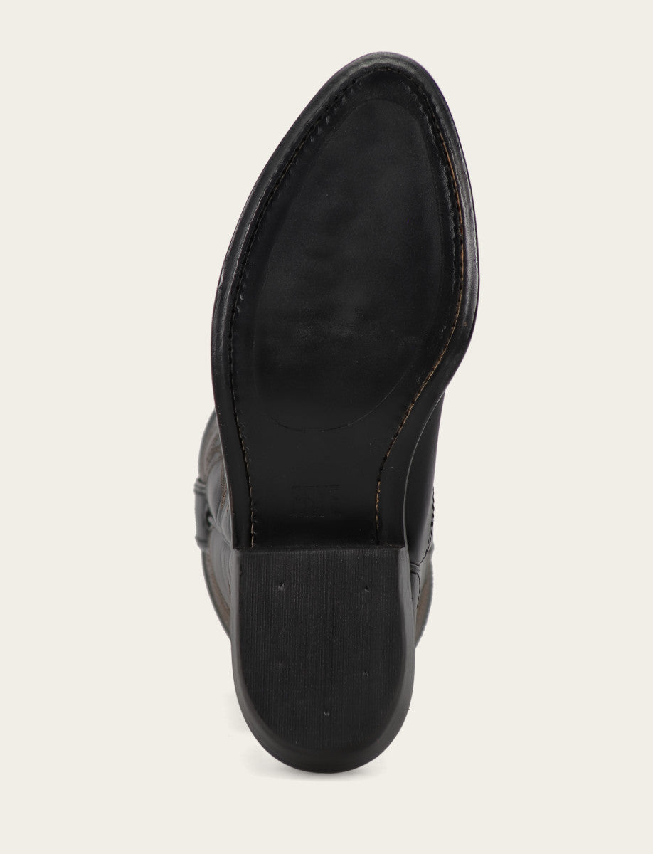 Women's Black Billy Pull On Deco Stitch Boots Black - Frye