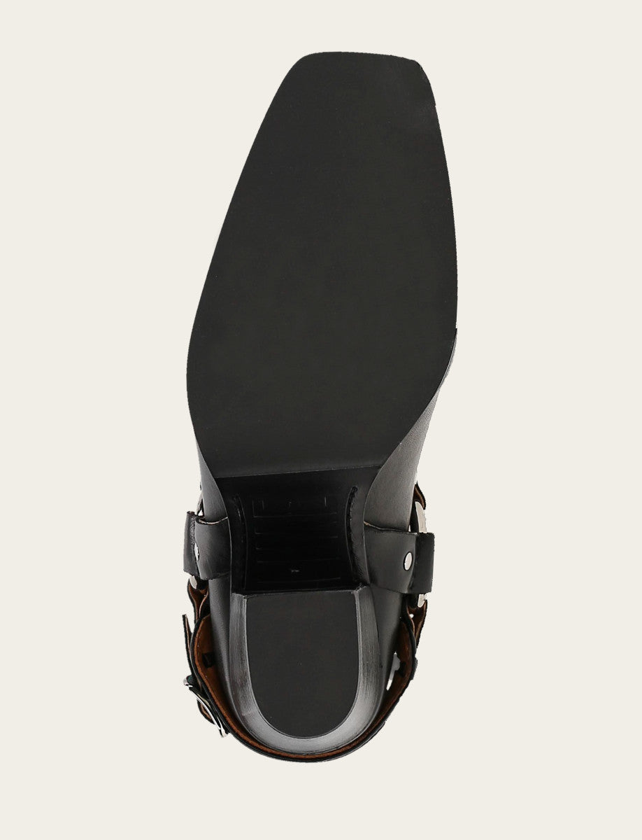 Women's Black Shiloh Harness Belted Boot Black - Frye