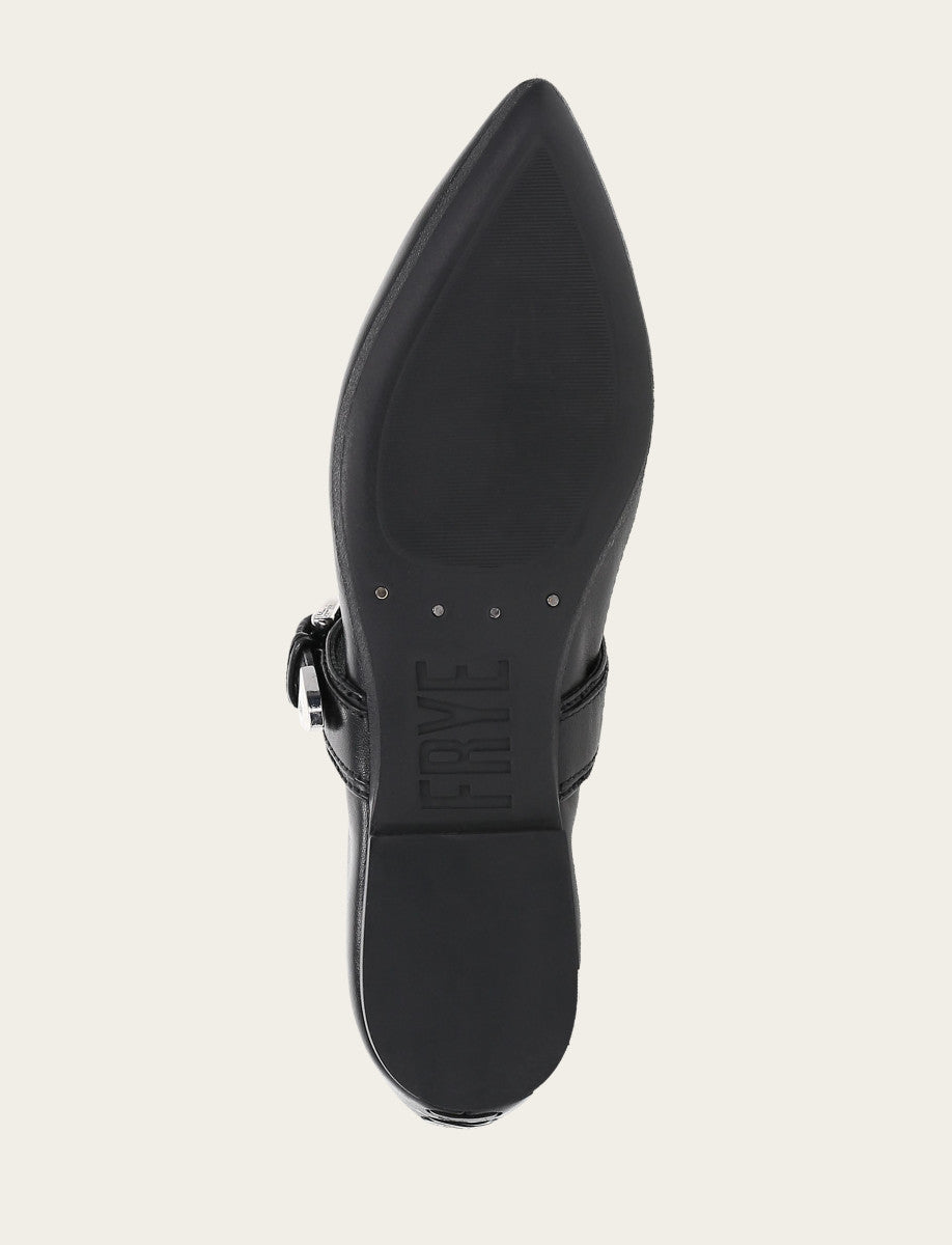 Women's Black Heather Buckle Mary Jane Flats Black - Frye