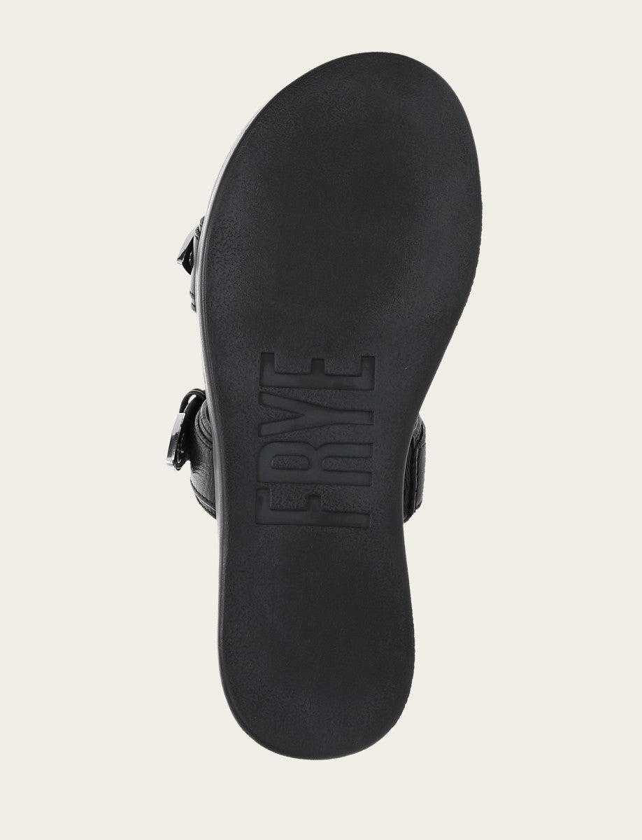 Women's Black Maya Buckle Sandals Black - Frye