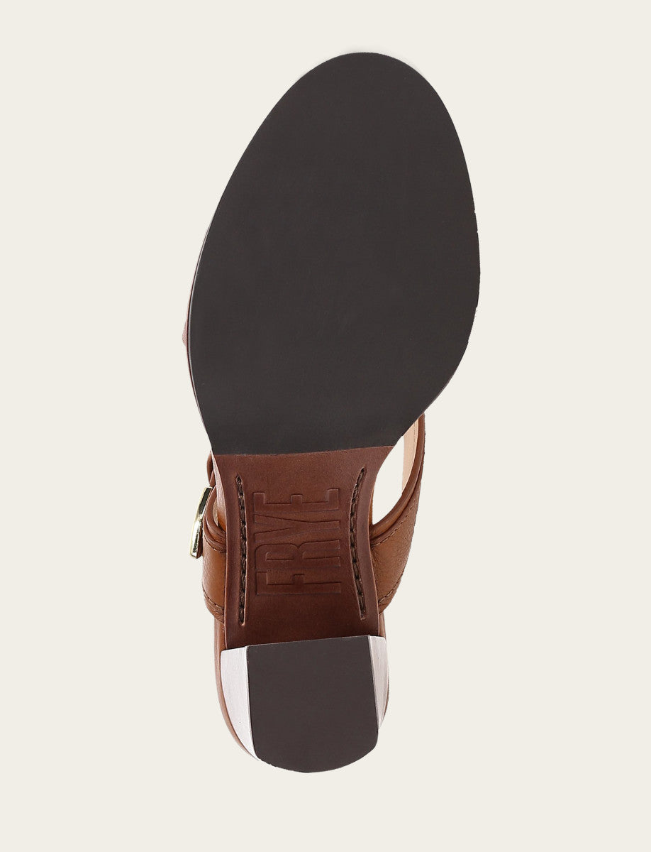 Women's Dark Latte Stella Buckle Slide Sandals Dark Latte - Frye