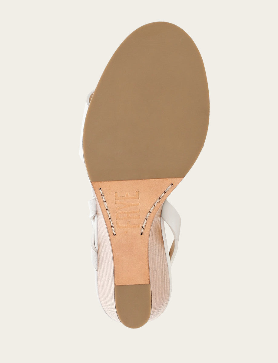 Women's White Rachel Buckle Sandals White - Frye