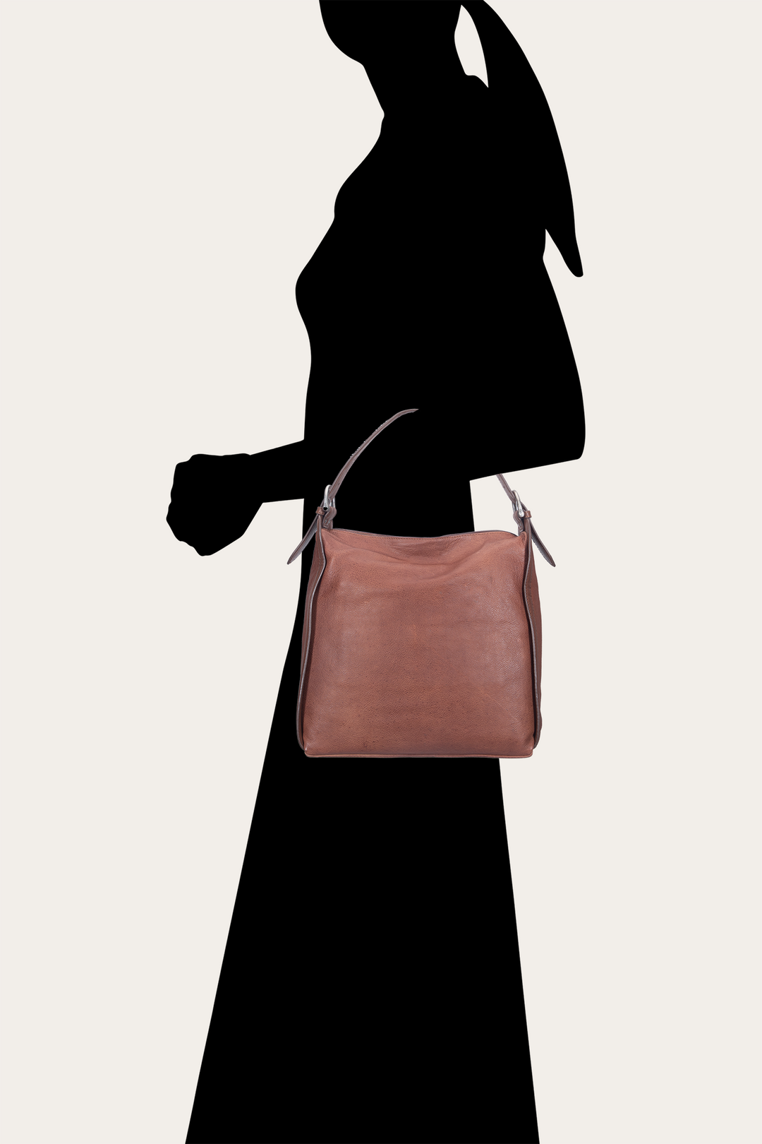 Women's Cognac Carla Studded Hobo Handbag Cognac - Frye