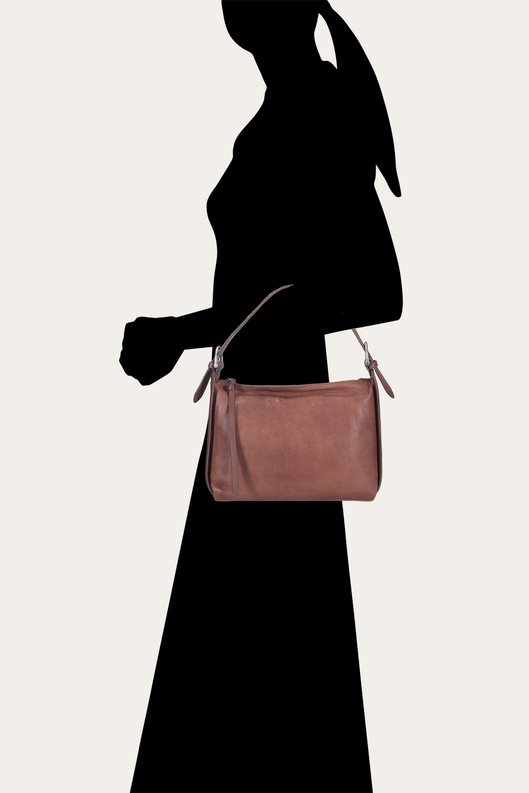 Women's Cognac Carla Studded Shoulder Bag Cognac - Frye