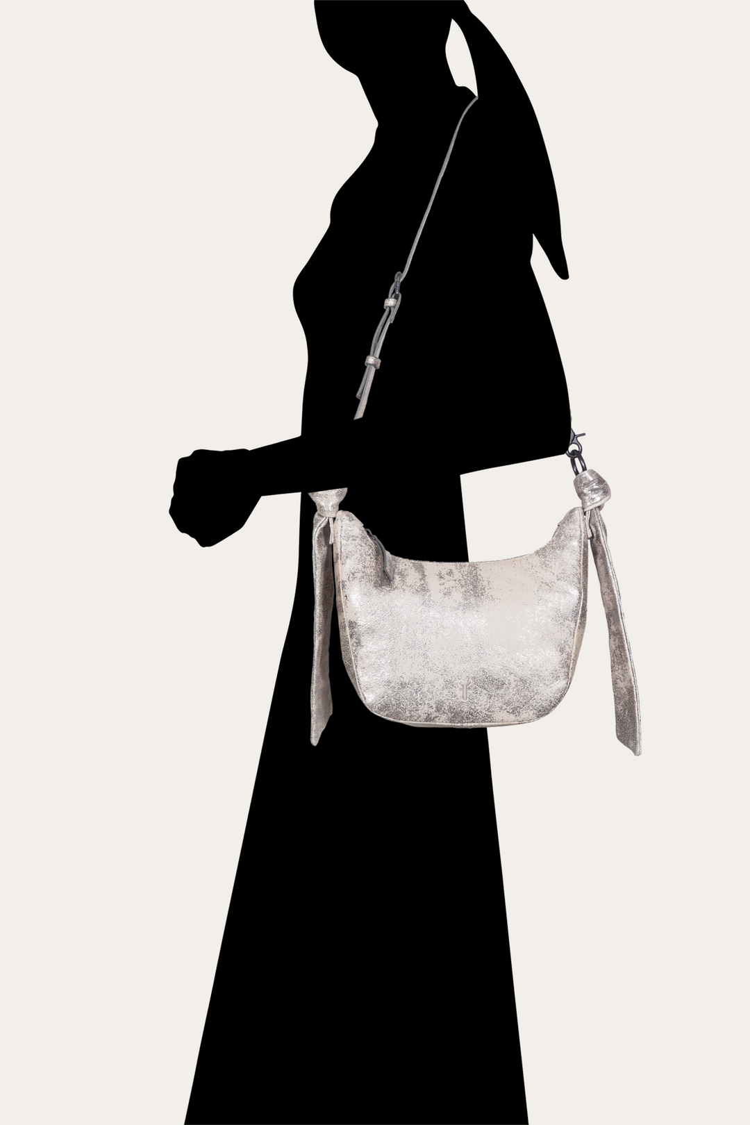 Women's Nora Crossbody Bag Cream Metallic - Frye