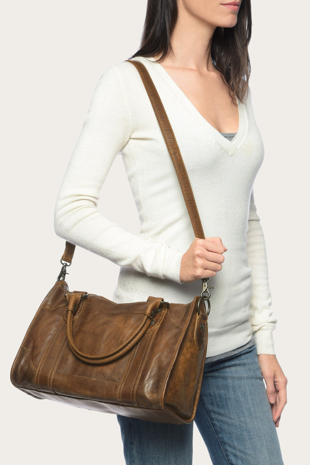 Melissa Cognac Satchel Cognac - Frye