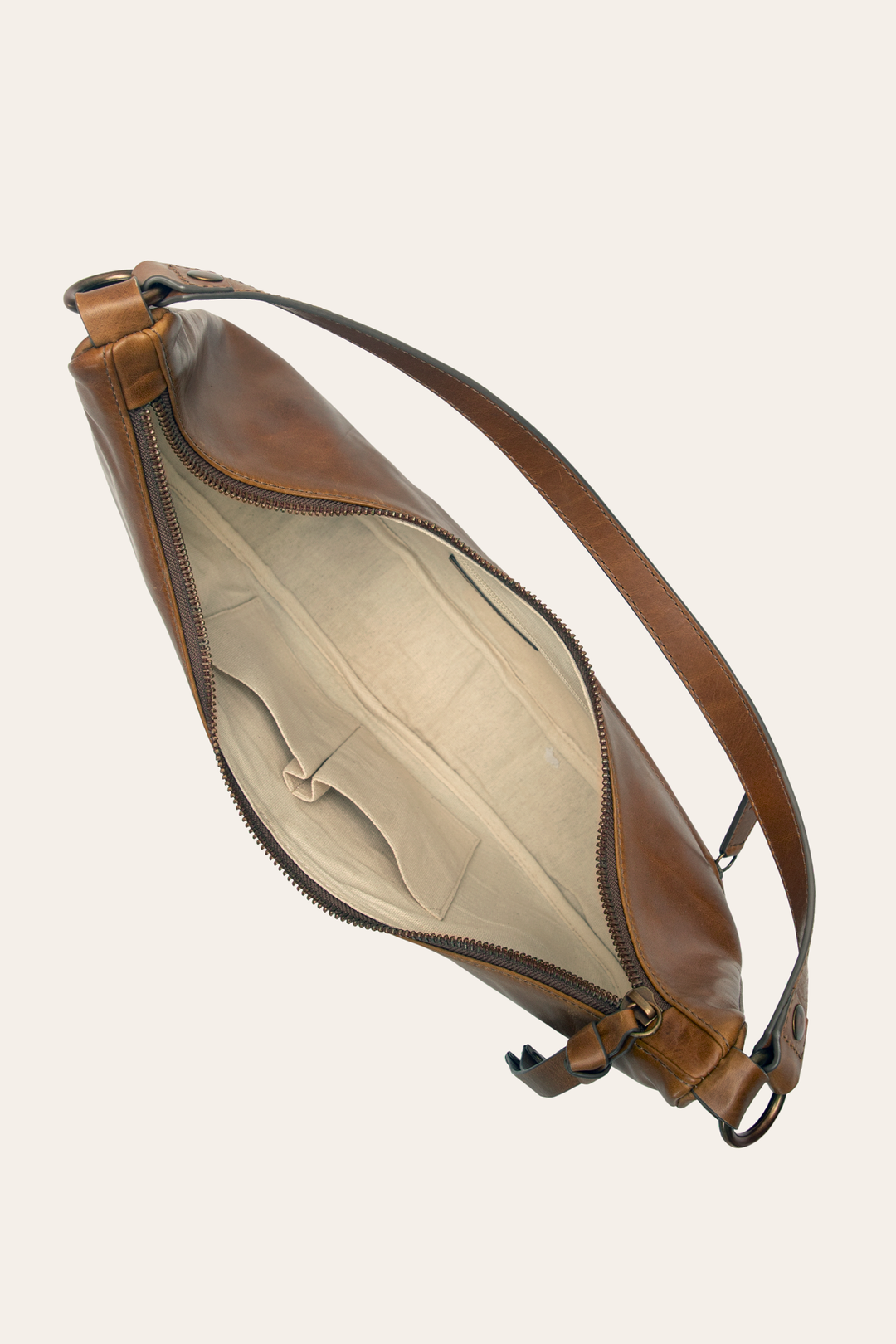 Melissa Cognac Crescent Hobo Cognac - Frye