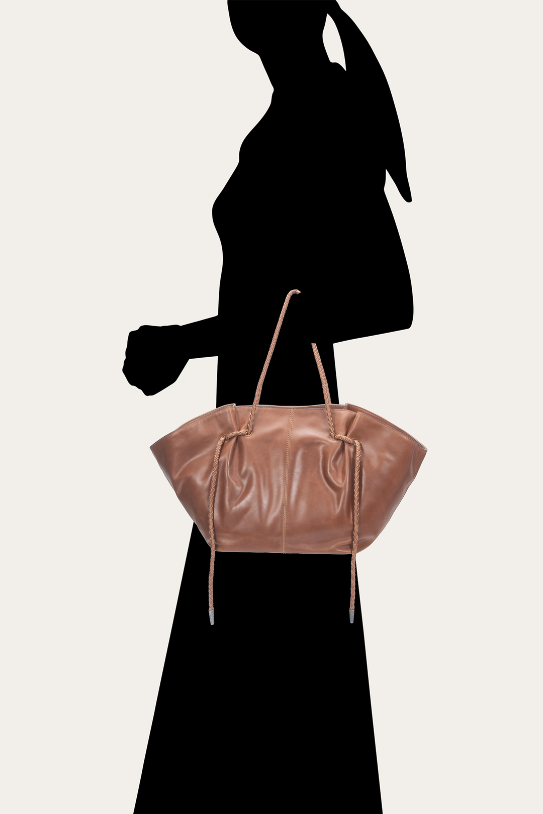 Cognac Caroline Shopper Cognac - Frye