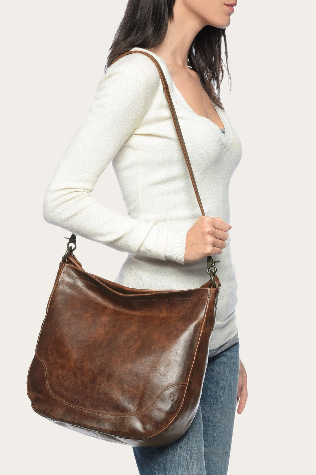 Melissa Cognac Hobo Cognac - Frye