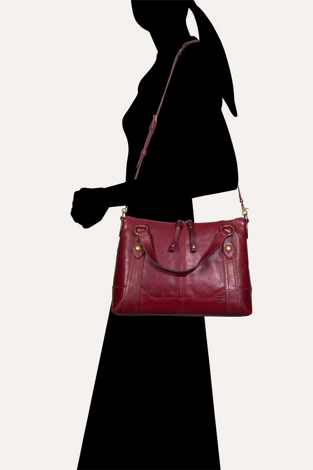 Berry Lacquer Melissa Medium Satchel Berry Lacquer - Frye