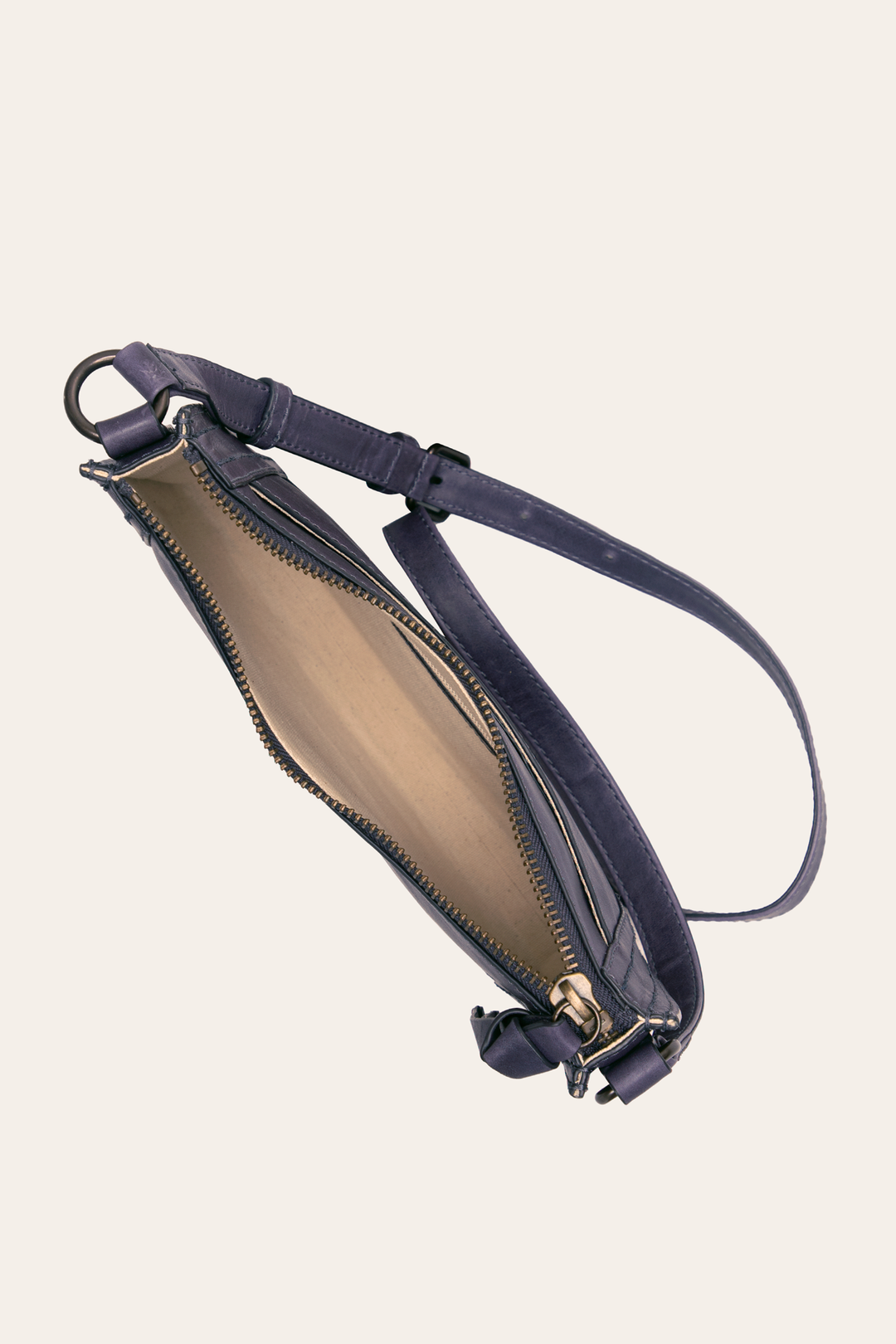 Melissa Eggplant Zip Crossbody Eggplant - Frye