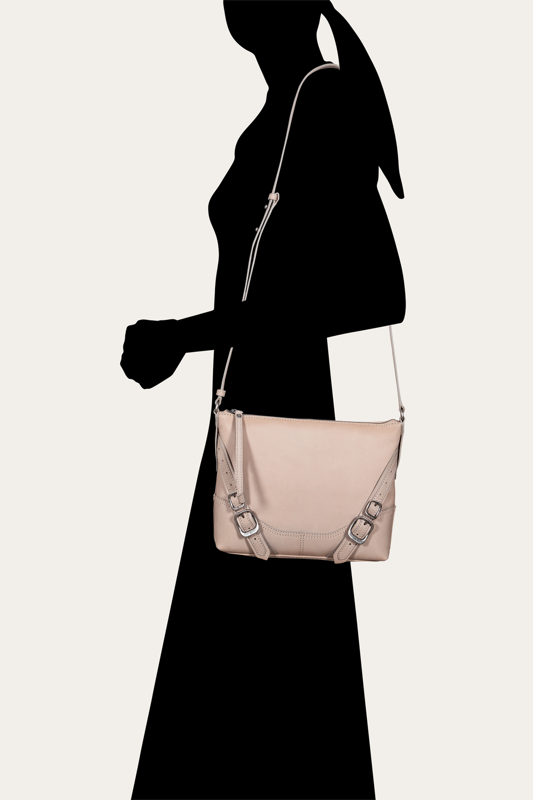 Veronica Cream Crossbody Cream - Frye