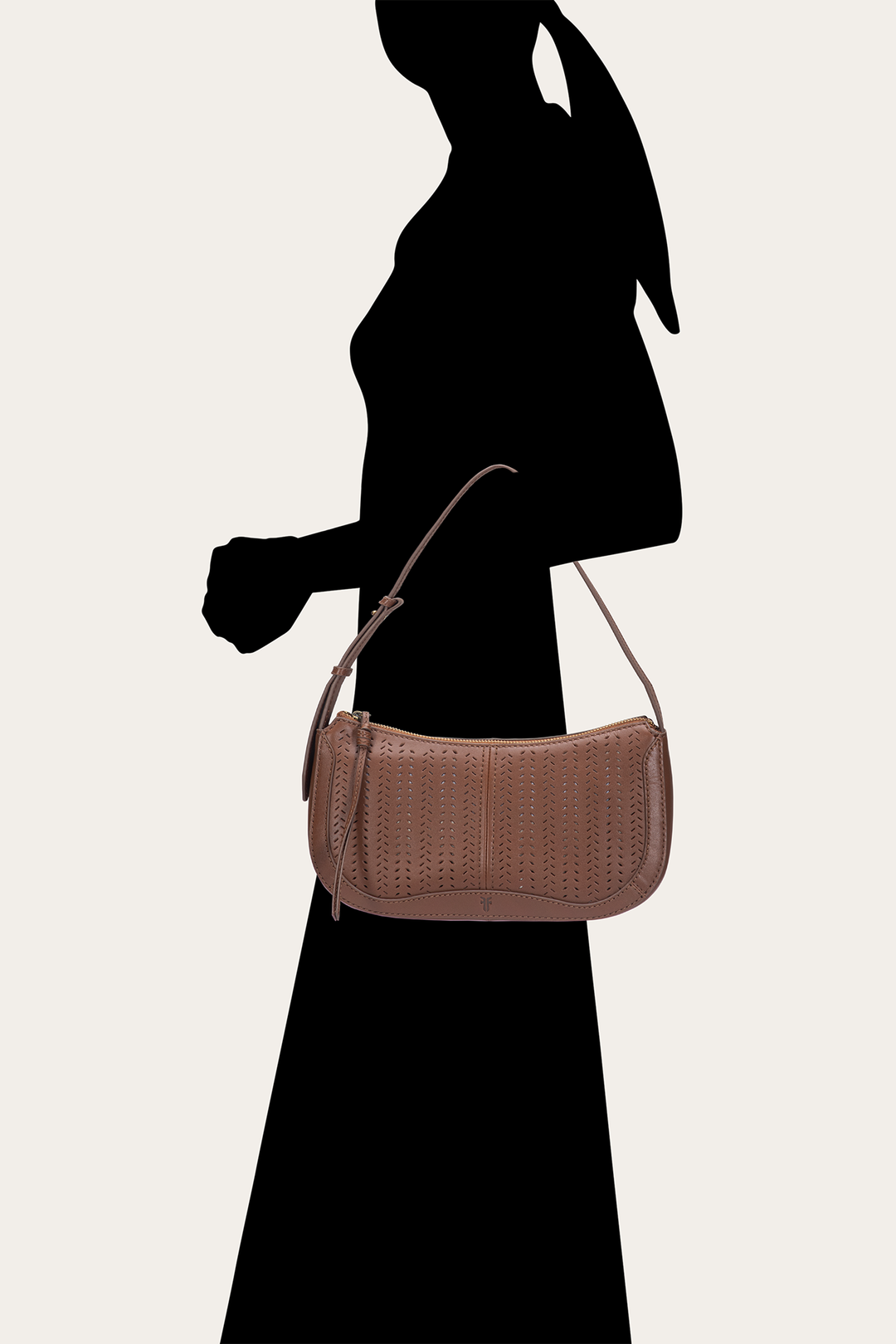 Stella Baguette in Cognac Cognac - Frye