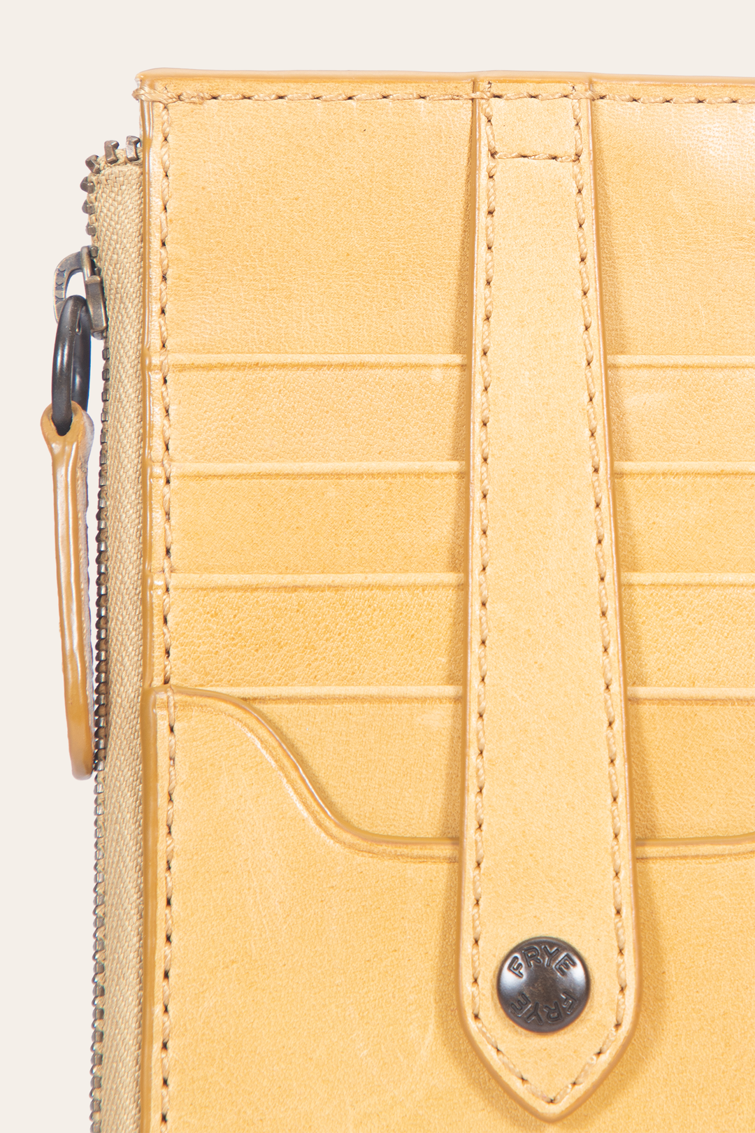 Women's Melissa Snap Card Wallet Mustard - Frye