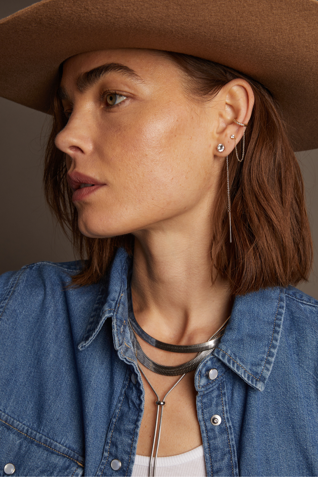 Women’s Spur Lariat Earrings | Aurate x The Frye Company Sterling Silver - Frye