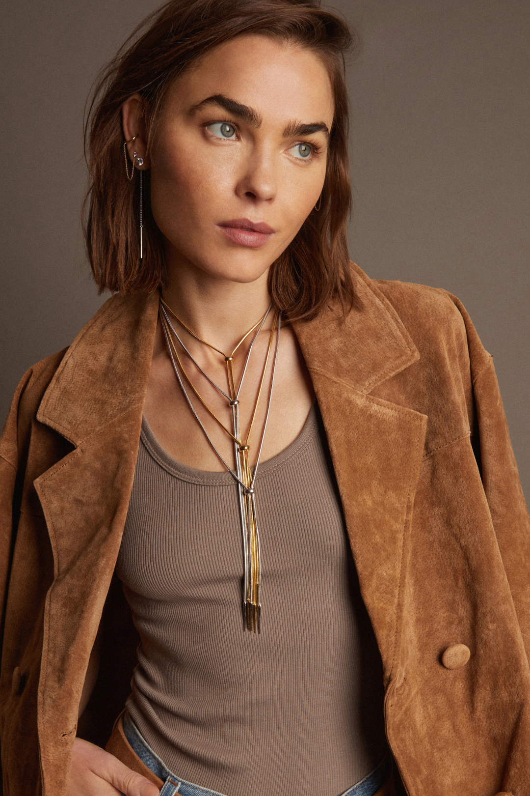 Women’s Lasso Bolo Necklace | Aurate x The Frye Company Yellow Vermeil - Frye