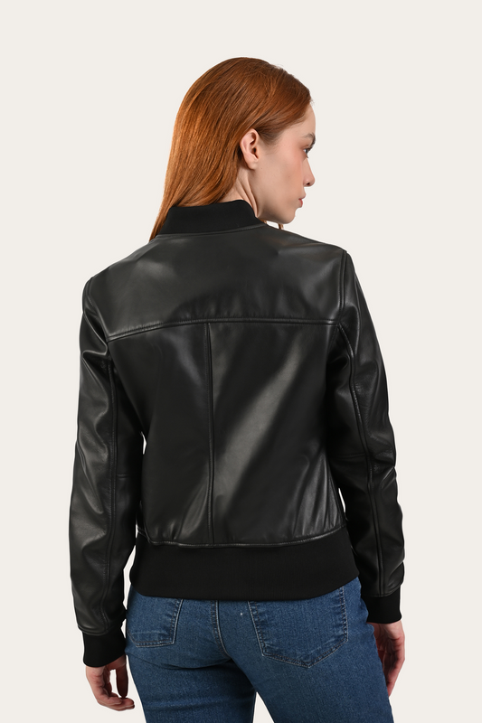 Black Bolton Bomber Jacket Black - Frye