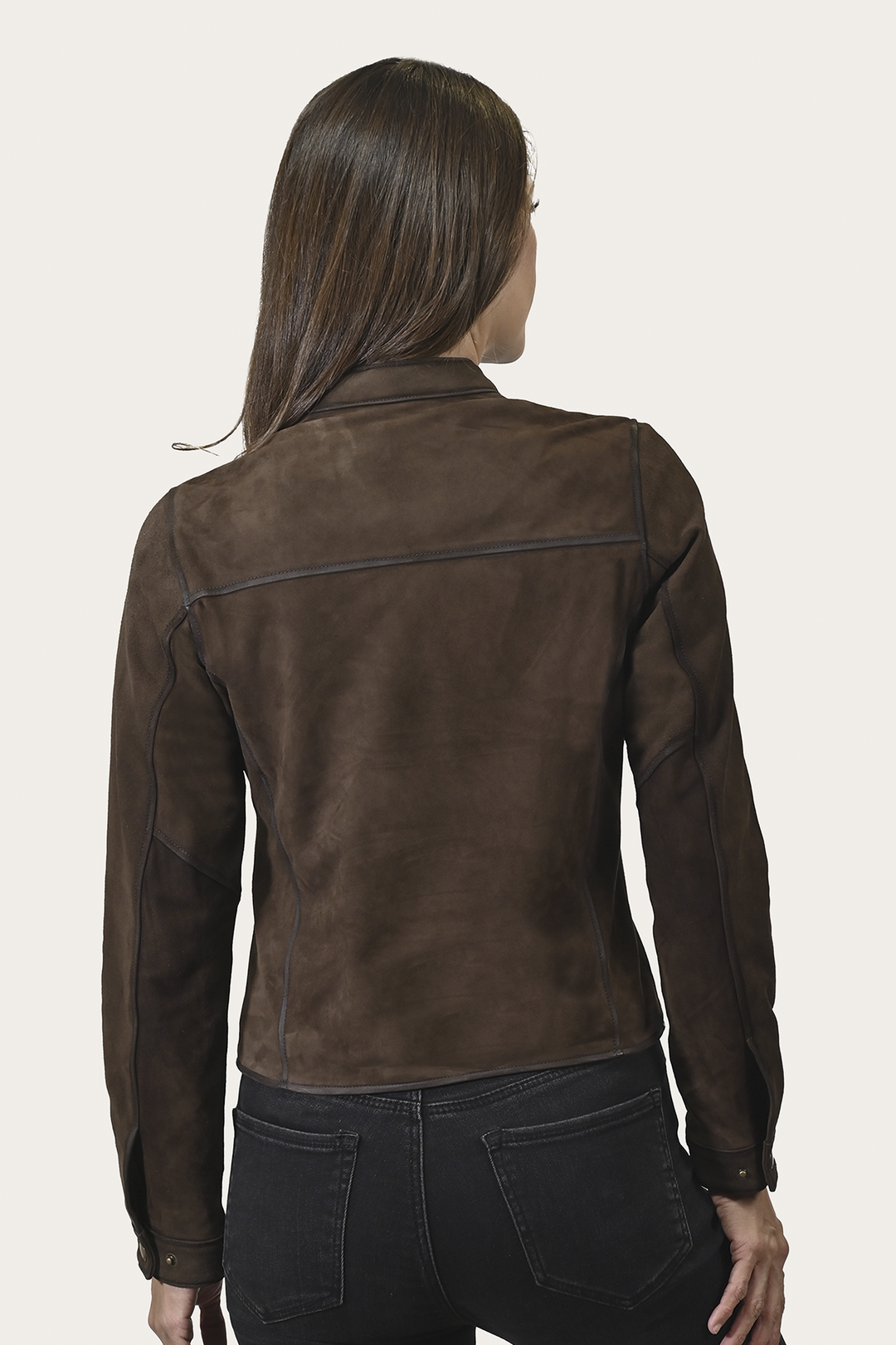 Women’s Dark Brown Cassidy Aged Lamb Leather Biker Jacket Dark Brown - Frye