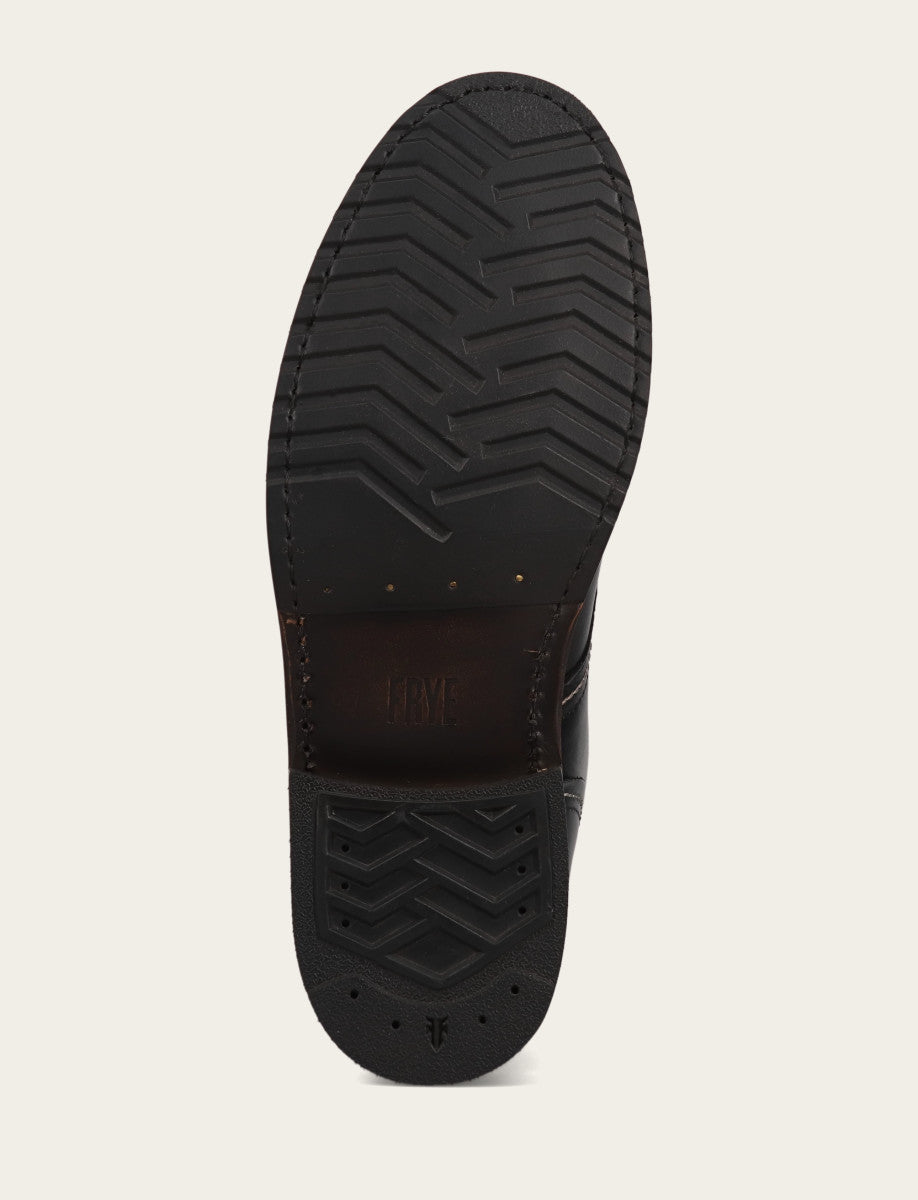Men's Black Hudson Workboot Plain Toe Black - Frye