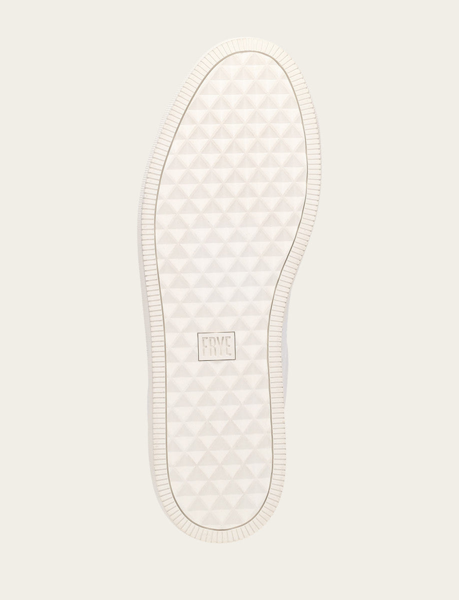 Men's White Astor Low Lace Slip On Sneakers White - Frye