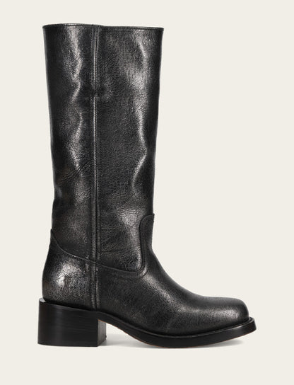 Women’s Silver Campus 14L Boots Antique Silver - Frye