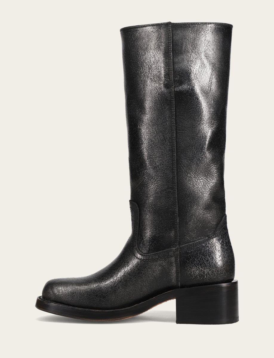 Women’s Silver Campus 14L Boots Antique Silver - Frye