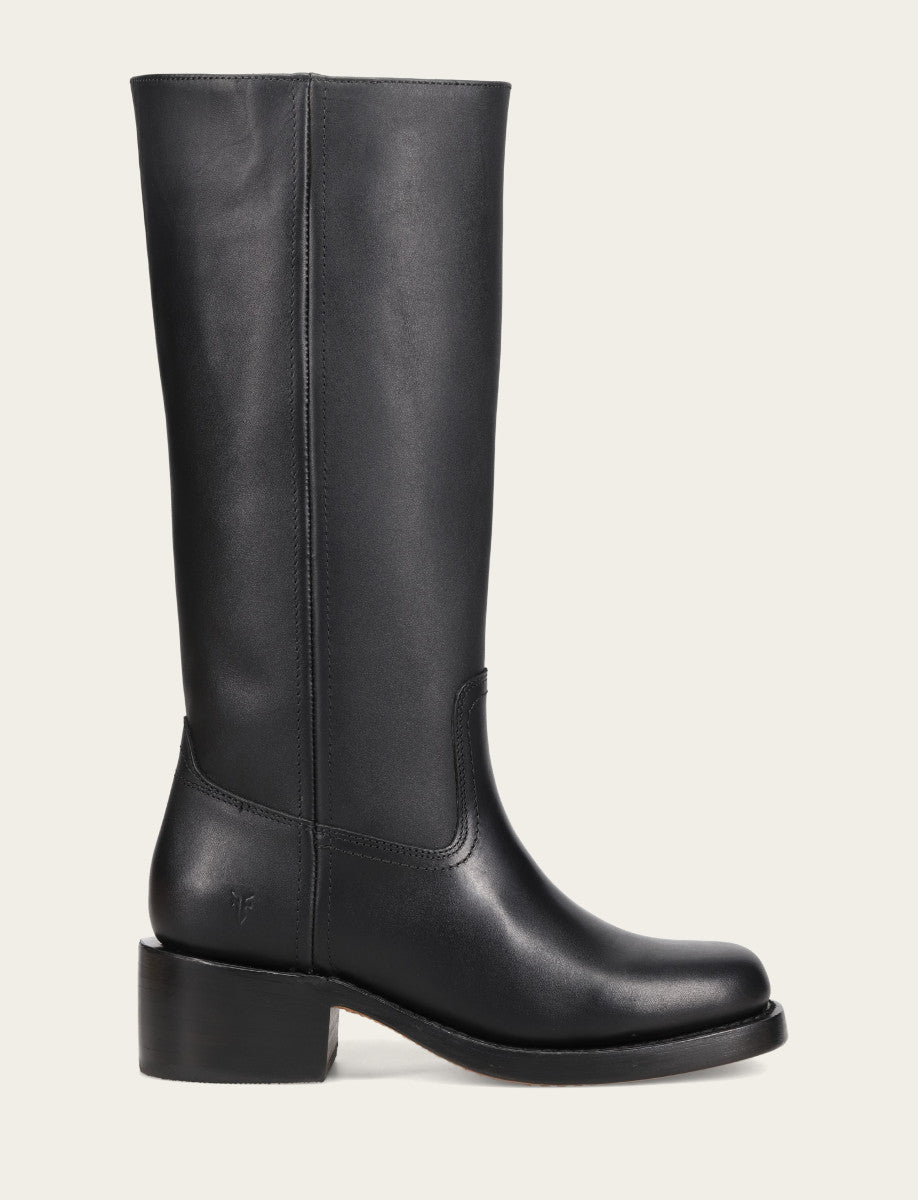 Women's Black Campus 14L Boots Black - Frye