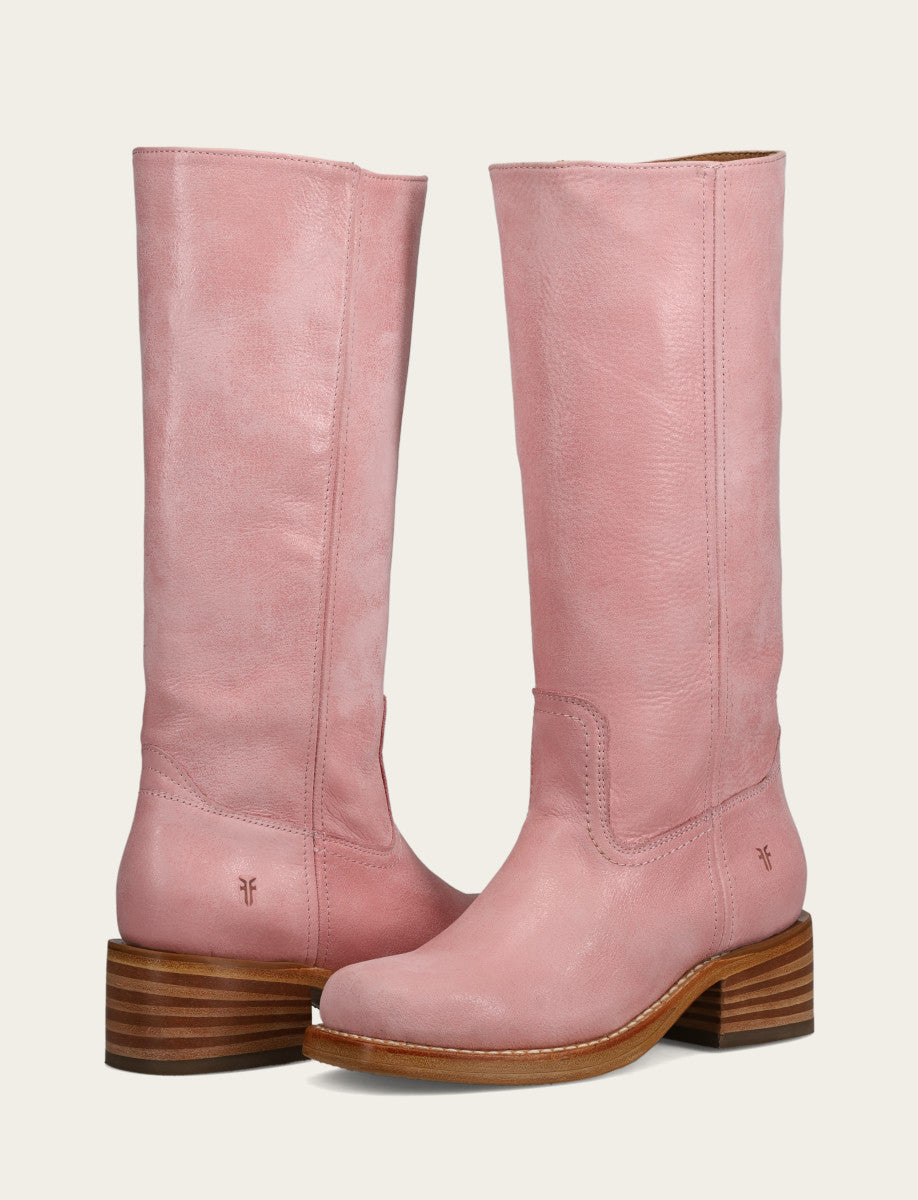 Women's Pink Campus 14L Boots Pink - Frye