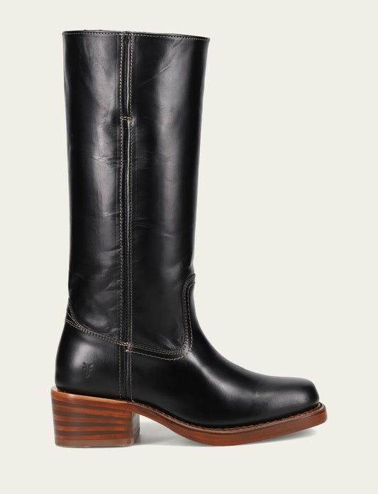 Women's Campus 14L Jet Black Boots Jet Black - Frye