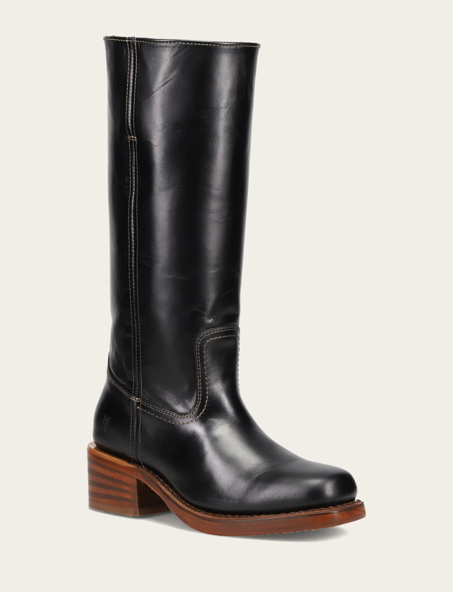 Women's Campus 14L Jet Black Boots Jet Black - Frye