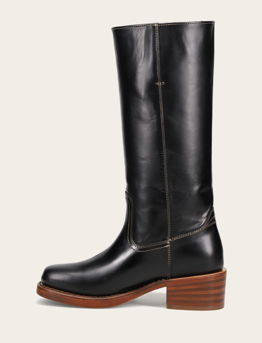 Women's Campus 14L Jet Black Boots Jet Black - Frye