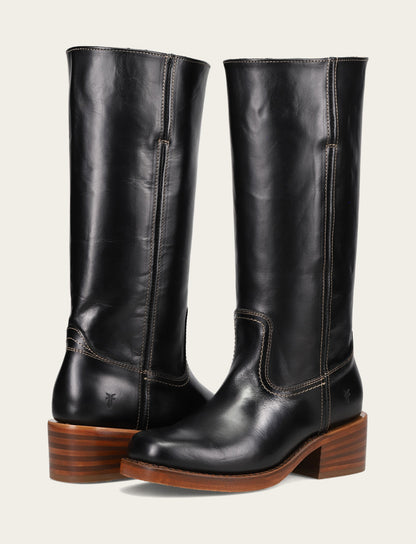 Women's Campus 14L Jet Black Boots Jet Black - Frye
