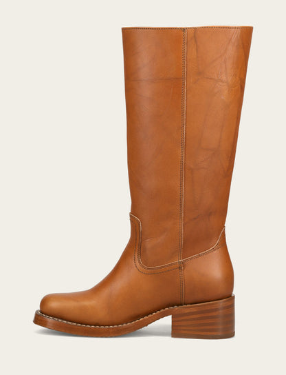 Women's Saddle Campus 14L Wide Calf Boots Saddle - Frye