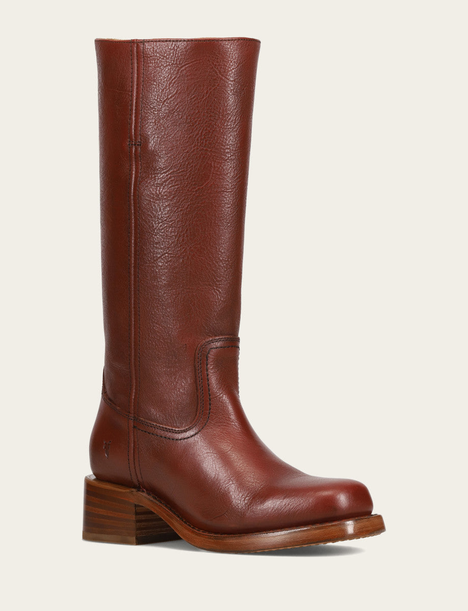 Women's Garnet Campus 14L Wide Calf Boots Garnet - Frye