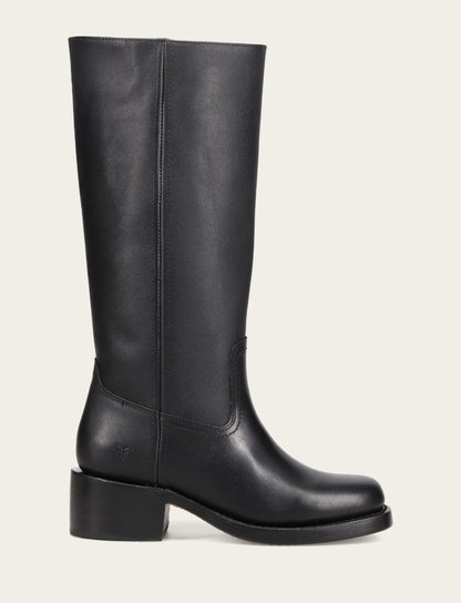 Women's Black Campus 14L Wide Calf Boots Black - Frye