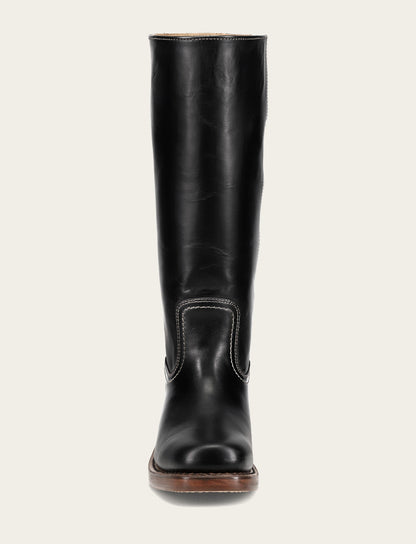 Women's Campus 14L Jet Black Wide Calf Boots Jet Black - Frye
