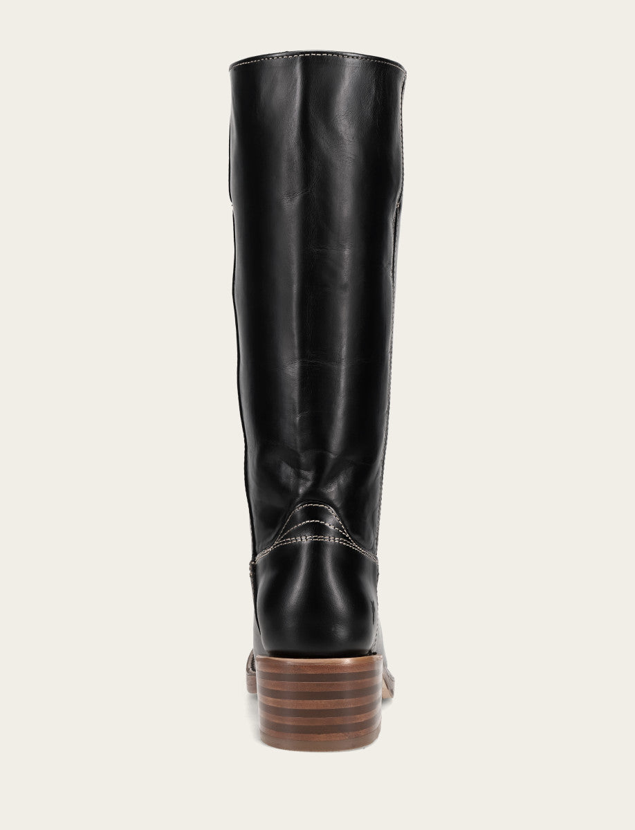 Women's Campus 14L Jet Black Wide Calf Boots Jet Black - Frye