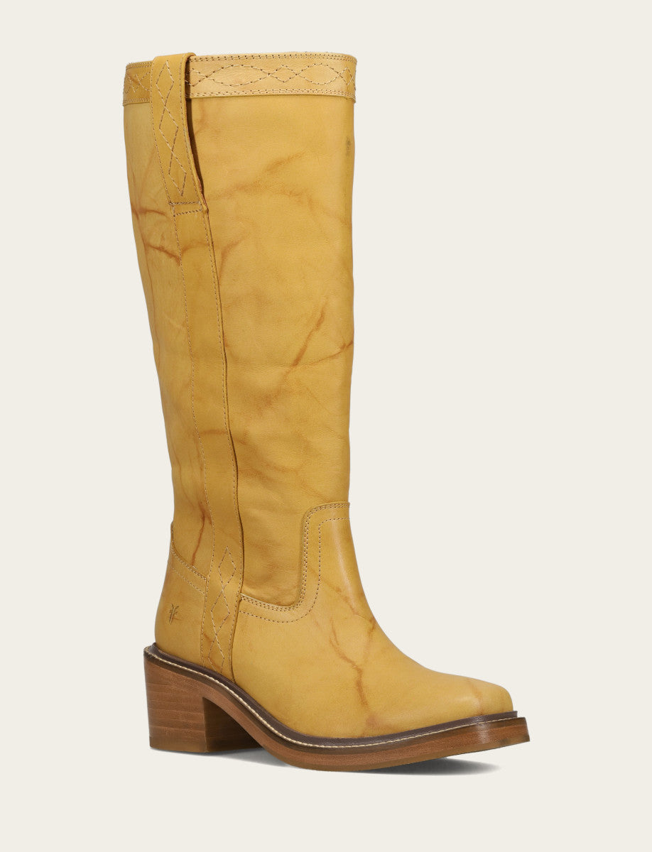 Women's Banana Kate Pull On Wide Calf Tall Boots Banana - Frye