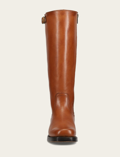 Women's Cognac Campus Low Heel Tall Riding Wide Calf Boot Cognac - Frye