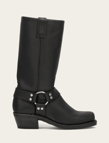 Women's Black Harness 12R Boots Black - Frye