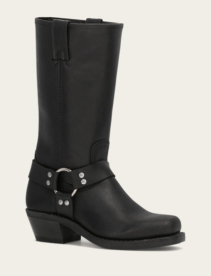 Women's Black Harness 12R Boots Black - Frye