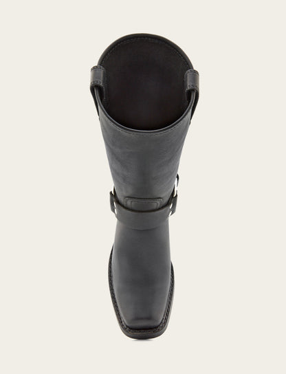 Women's Black Harness 12R Boots Black - Frye
