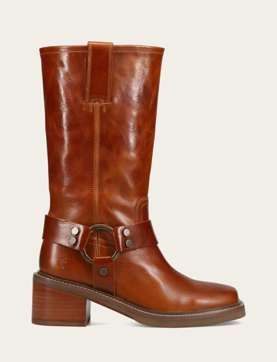 Women’s Amber Knee-High Kate Harness Boot Amber - Frye