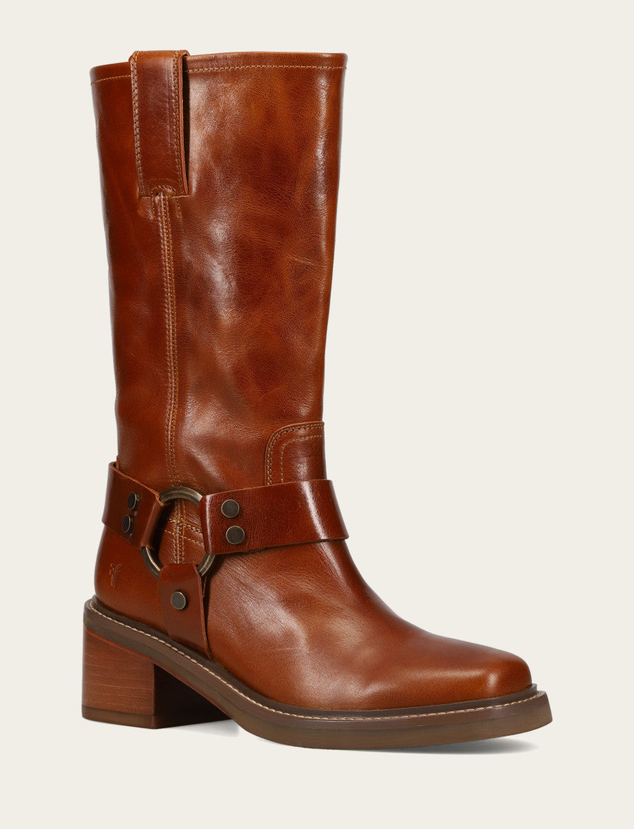 Women’s Amber Knee-High Kate Harness Boot Amber - Frye