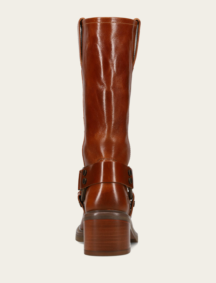 Women’s Amber Knee-High Kate Harness Boot Amber - Frye