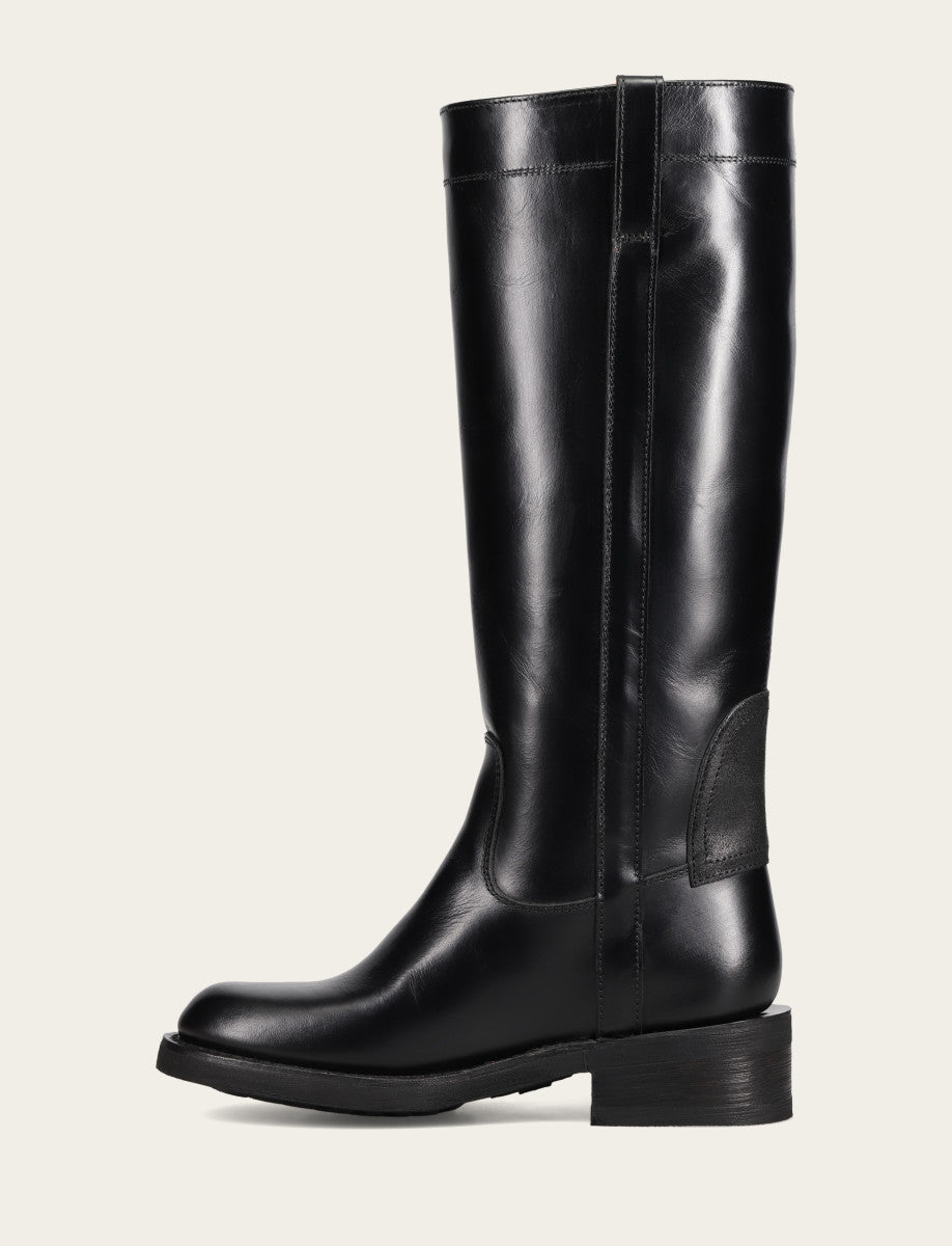 Women's Black Viv Riding Boot Black - Frye
