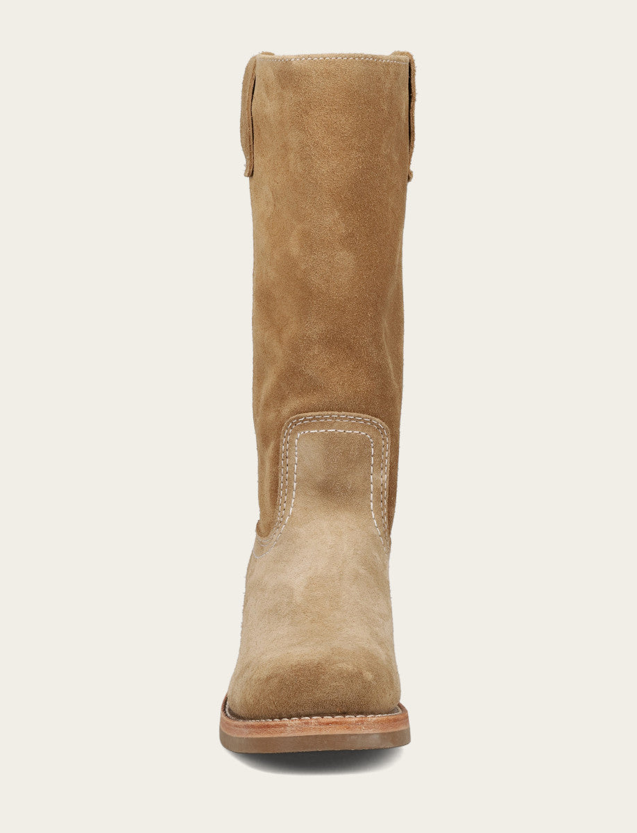 Women's Tan Buck Campus 12R Boots Tan Buck - Frye