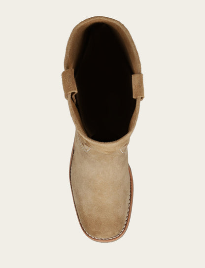 Women's Tan Buck Campus 12R Boots Tan Buck - Frye
