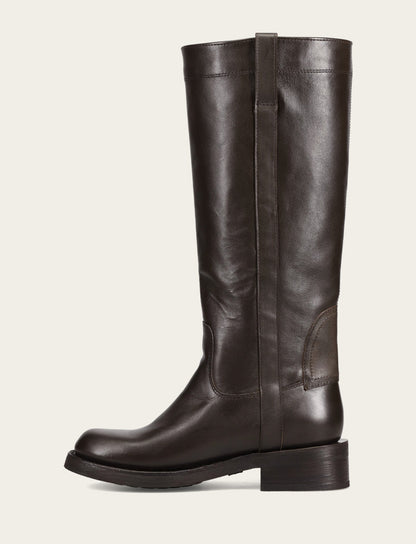 Women's Dark Brown Viv Riding Boot Dark Brown - Frye