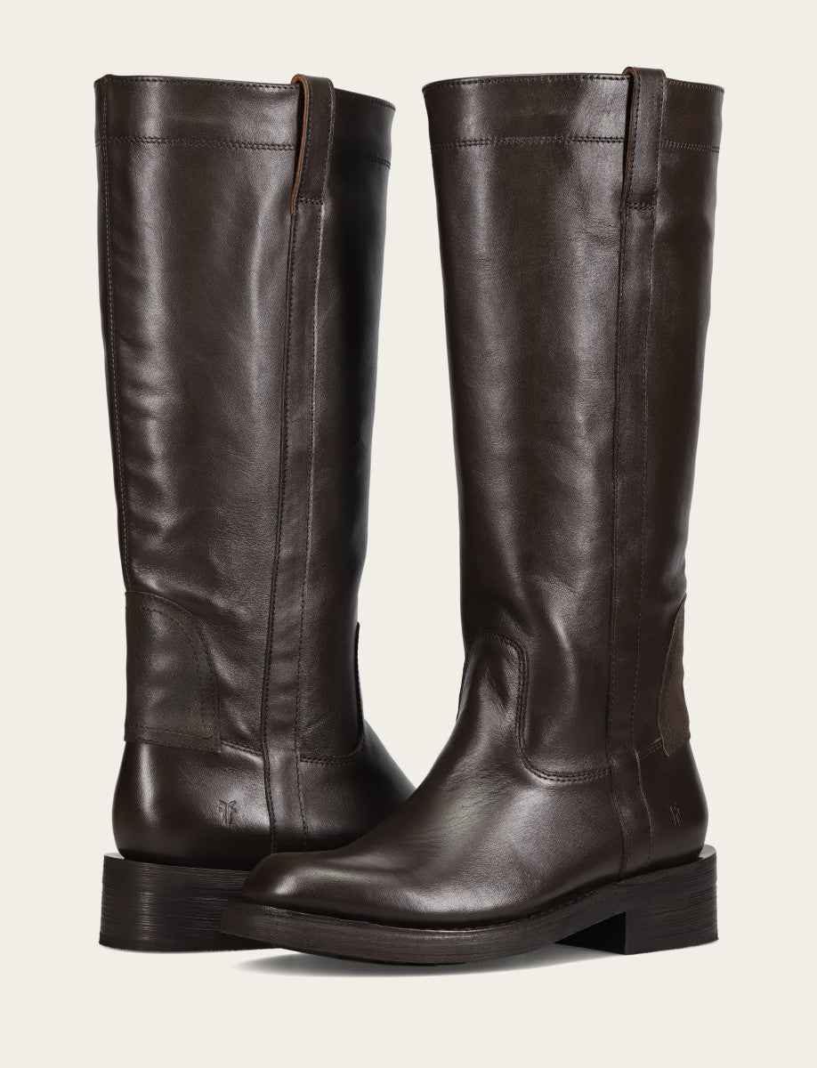 Women's Dark Brown Viv Riding Boot Dark Brown - Frye